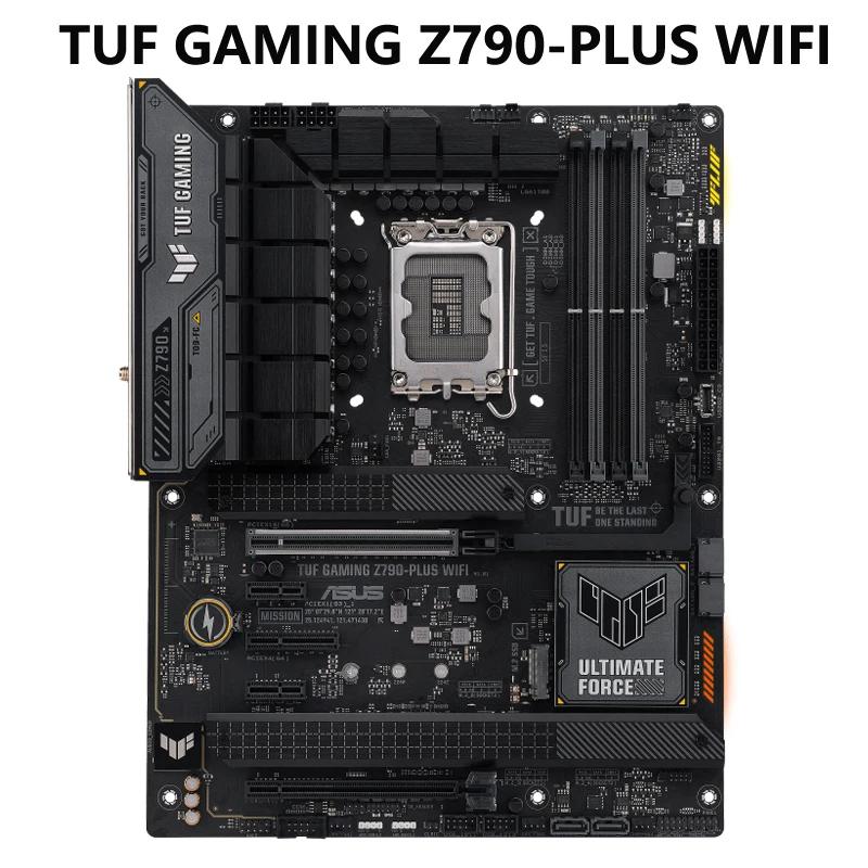 ASUS TUF GAMING Z790-PLUS  LGA 1700  12   13  ATX ̹ , PCIe 5.0,DDR5,4xM.2 , 16 + 1 DrMOS,  6